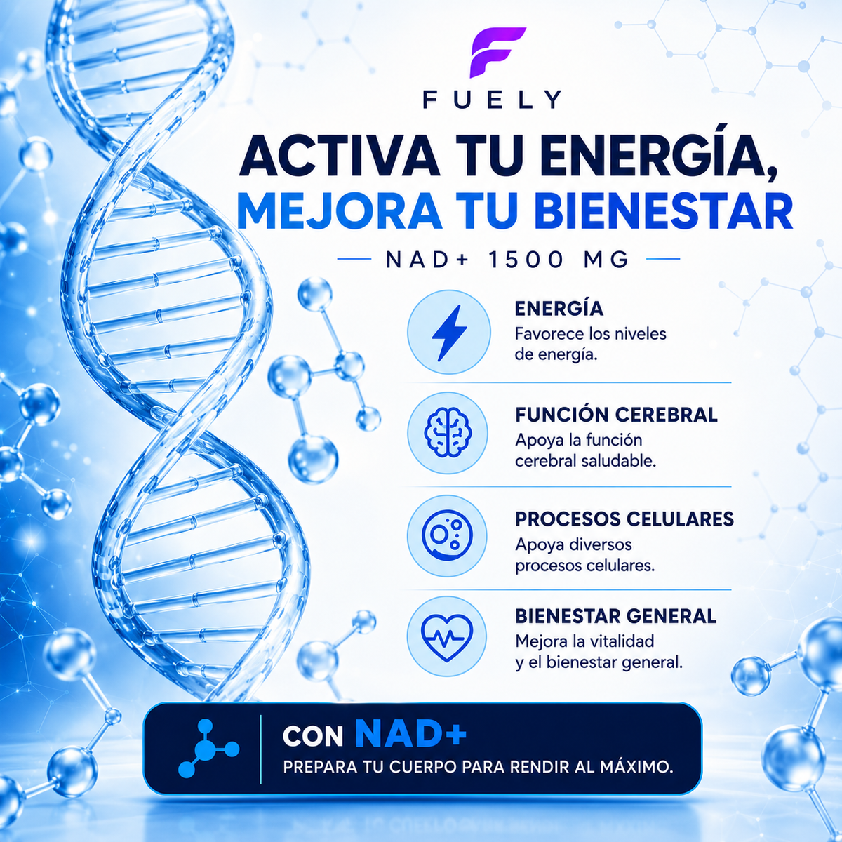 Energía NAD+ y envejecimiento saludable (Edición limitada)